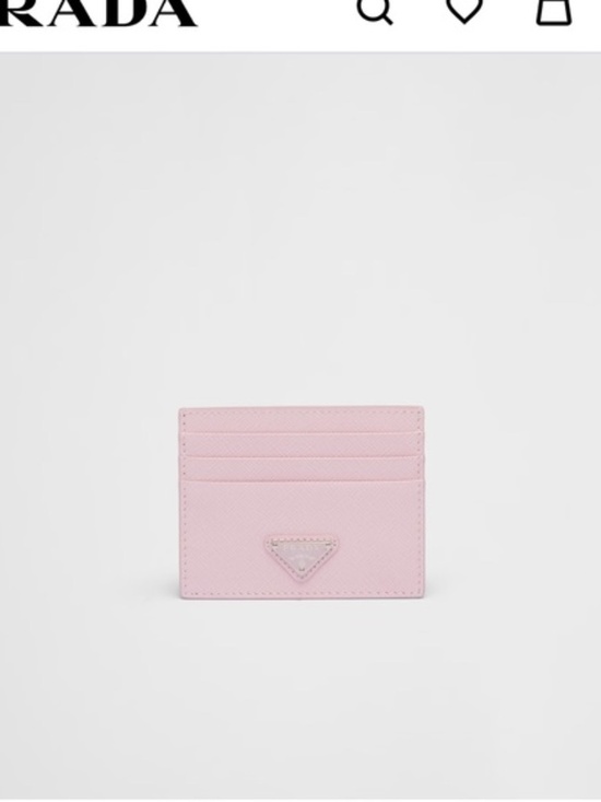 Prada Accessories - Authentic Pink Prada Card Holder